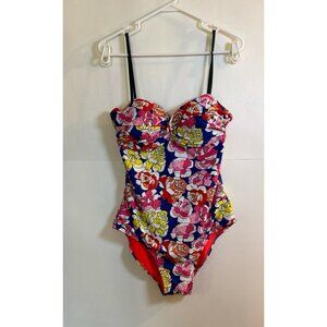 Floral One Piece‎ Swimsuit (XXL) Diana Secrets